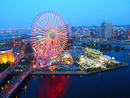 ホテルからの夜景。