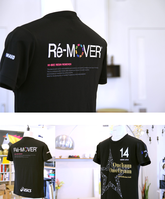 ハンドボール女子　日本代表Tシャツ　with Re-Mover